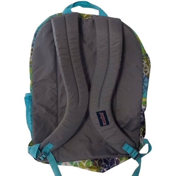 Jansport Backpack Peace Sign Allover Print Bohemian Boho Hippie Colorful Large. - Picture 10 of 16
